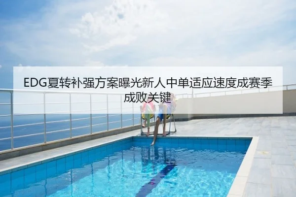 EDG夏转补强方案曝光新人中单适应速度成赛季成败关键